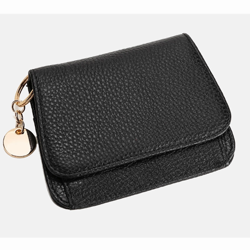 Charlotte | Pebbled Leather Mini Wallet ?C Chic & Compact Convenience Timeless Appeal