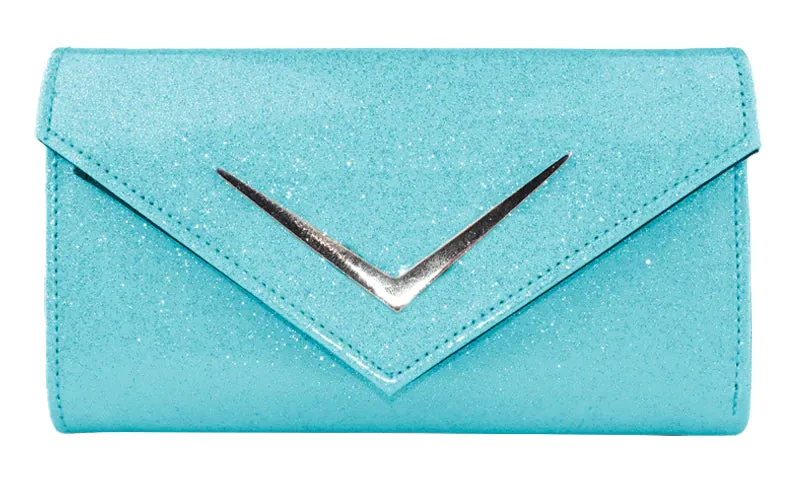 Chevron Cadi Wallets in Glitter Sparkle (more options) Modern Style