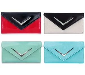 Cultural Style Quality Detail Chevron Cadi Wallets in Glitter Sparkle (more options)