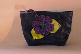 Cowhide Makeup Bag Daily Use