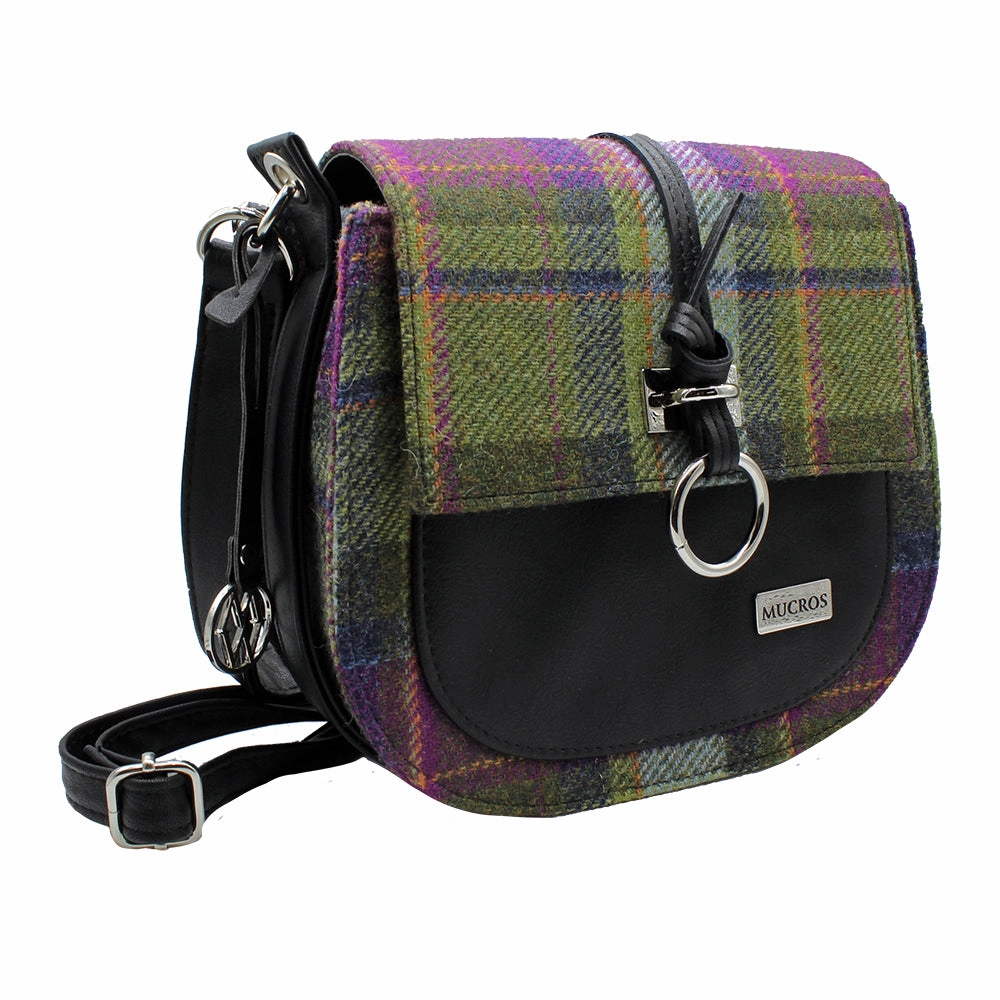 Compact Size Urban Fashion Irish Wool and Leather Grace Bag