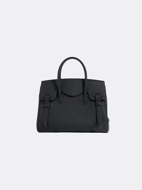 Structured Belted Satchel Bag for Women ?C Timeless Everyday Elegance Fashion Outing Work Journey