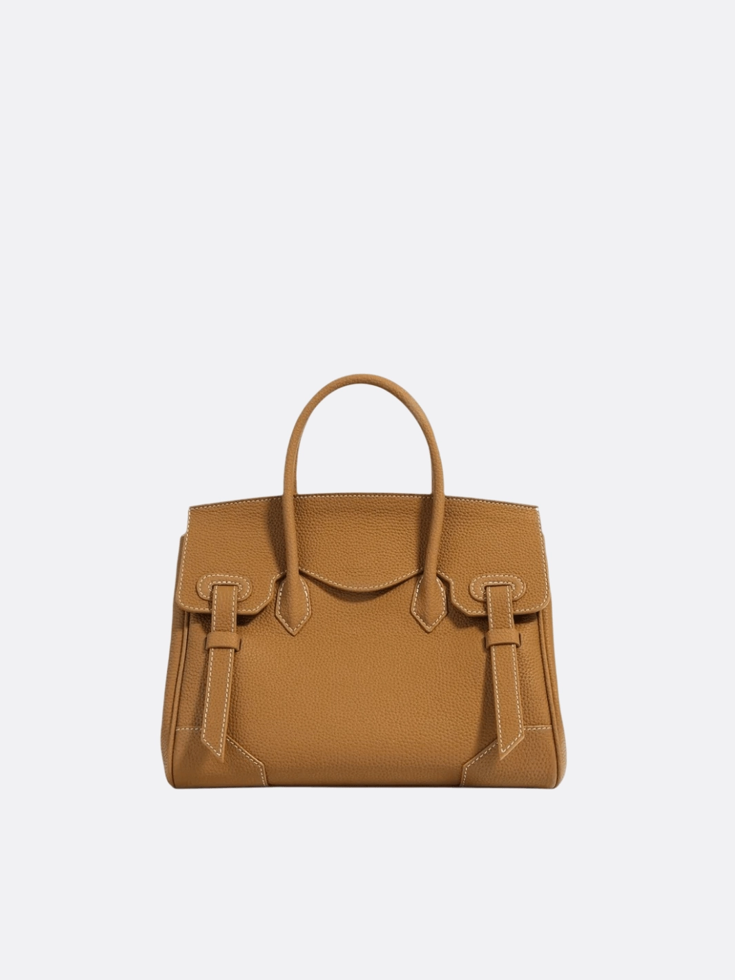 Minimal Gear Structured Belted Satchel Bag for Women ?C Timeless Everyday Elegance