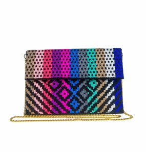 Stylish Companion Beaded Clutch - Marshmallow