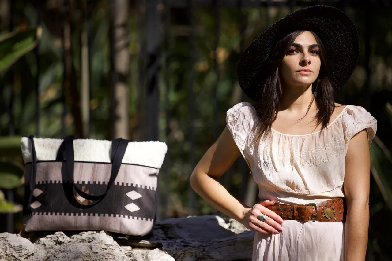 Gunmetal Satchel Business Essential