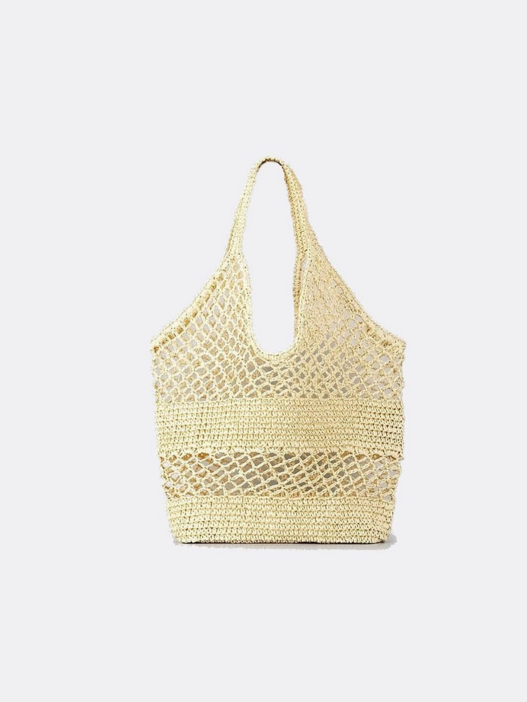 Shopping Activity Multi Purpose Handwoven Crochet Tote Bag ?C Lightweight & Stylish