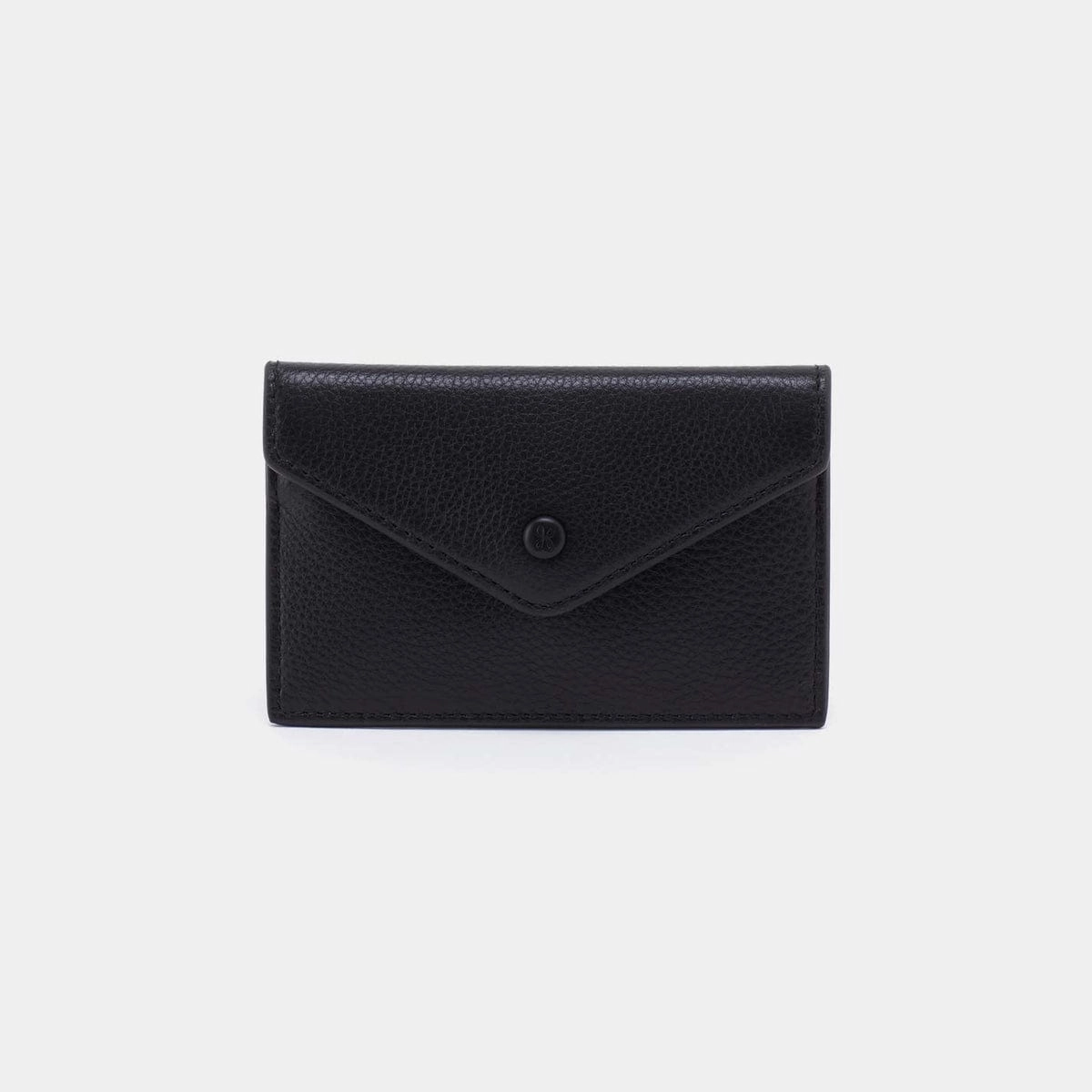 Goldie Card Case in Pebbled Leather - Black Timeless Vision Minimal Appeal