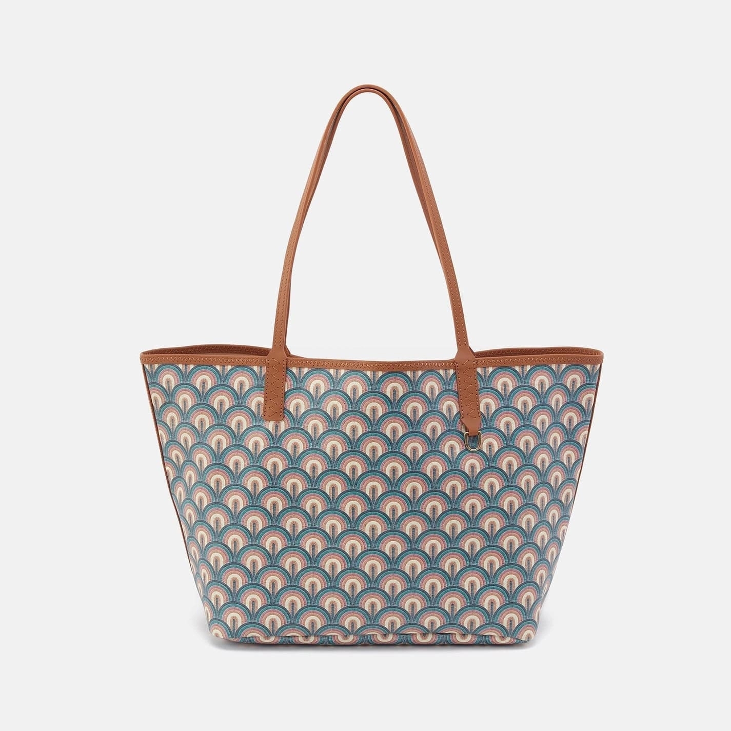 All Purpose Golden Brown Hobo All That Tote in Coated Canvas