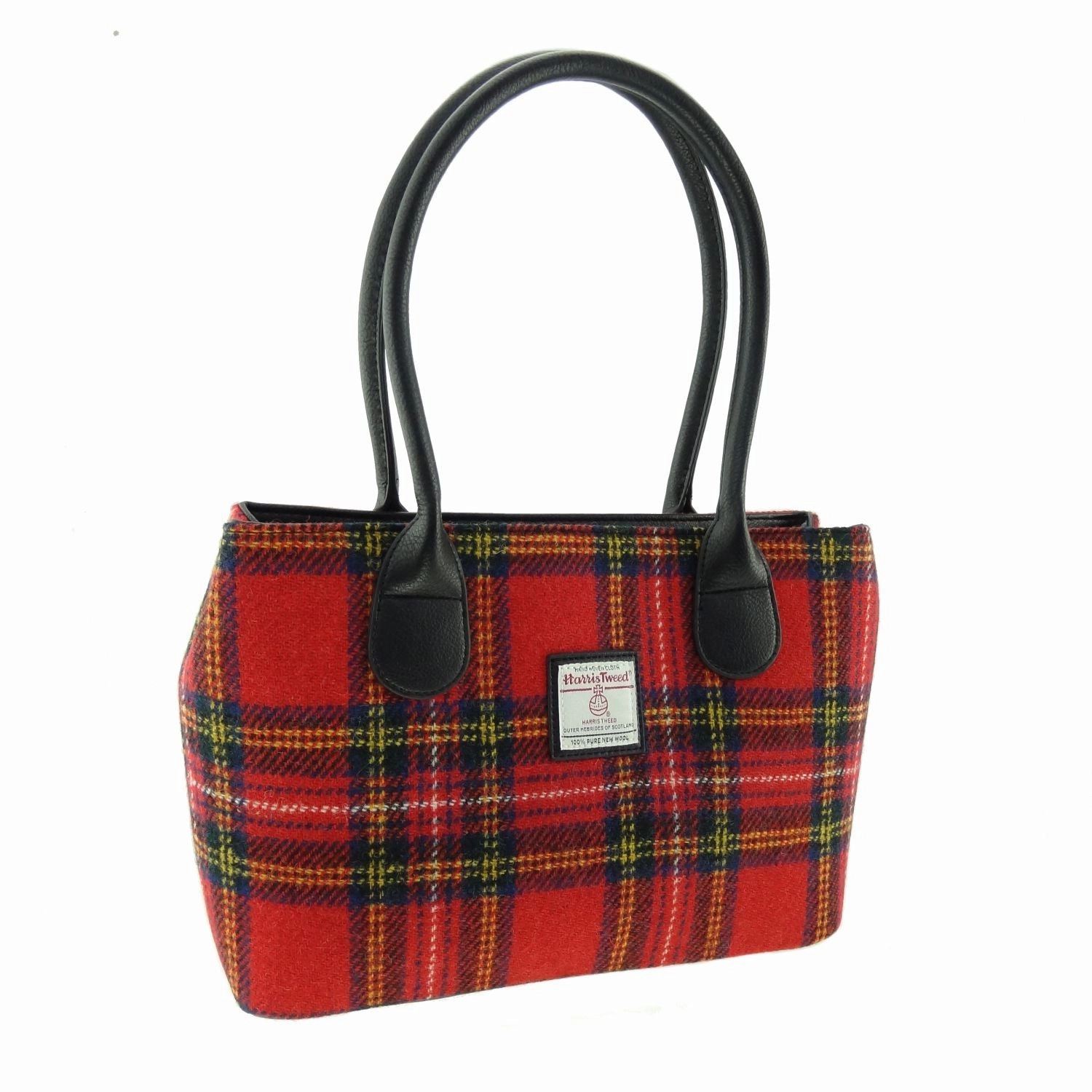 Classic Handbag 'Cassley' with Harris Tweed? Comfortable Hold