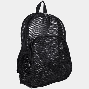 Classic Mesh Backpack with Padded Shoulder Straps Laptop Organizer Professional Look Gear