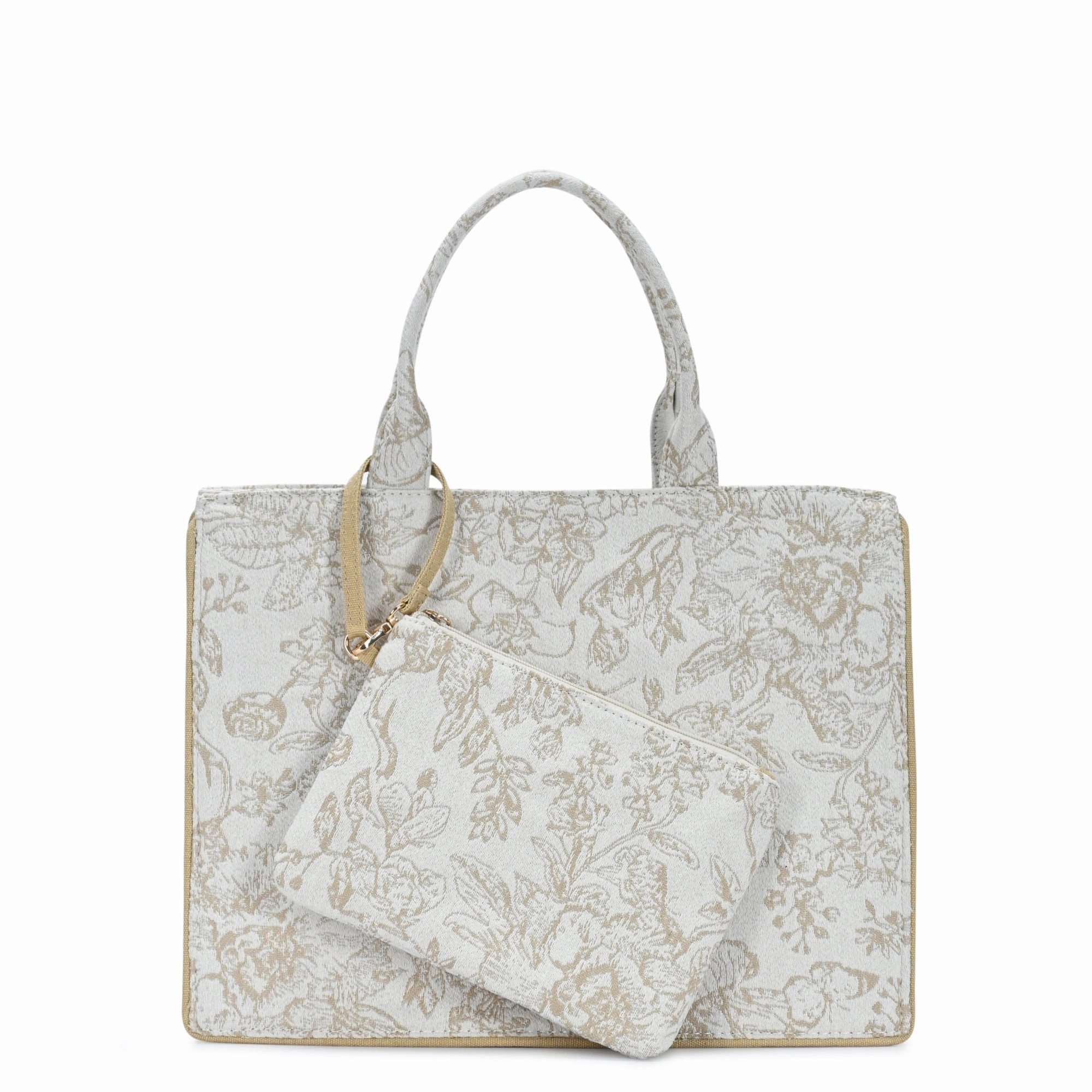 Large Capacity Practical Everyday Isabella 2 in 1 Cotton Tote