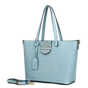 High-quality fashion tote Compact Option Brangio Stylish Perforated Tote Bag