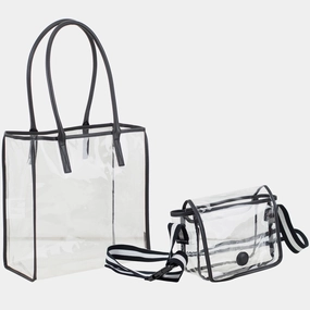 Daily Organizer Gear Office Organizer Clear Stadium Approved Tote Bag Handbag Bundle