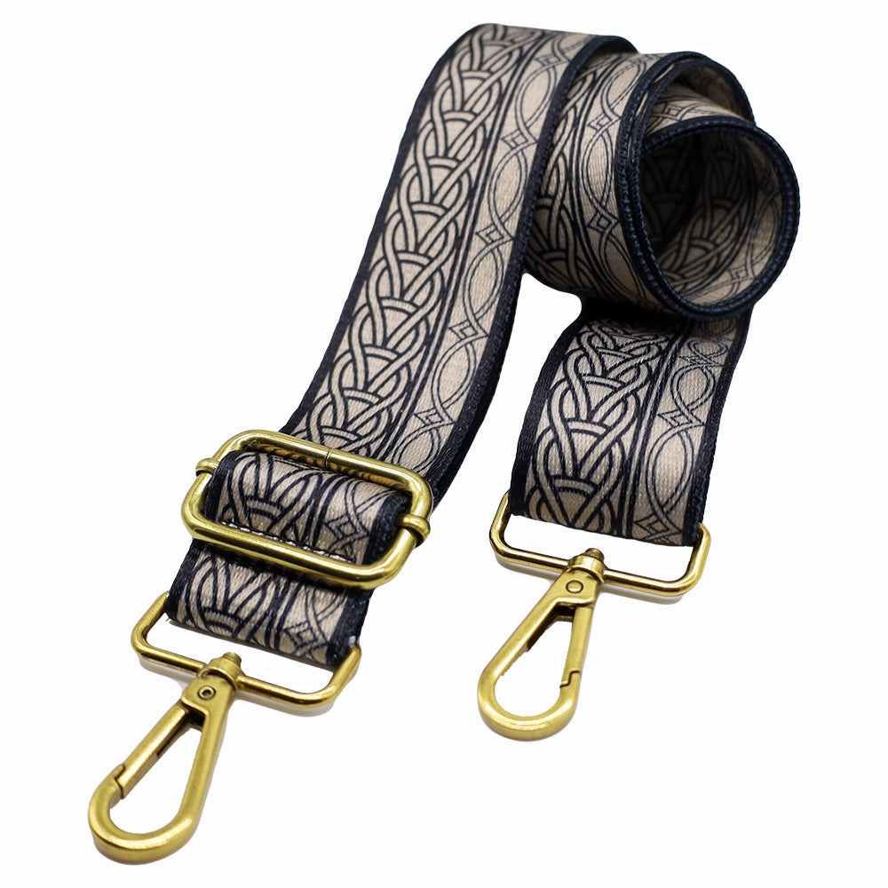 Luxury Proportion Outdoor Explorer CLEARANCE - Celtic Knot Handbag Replacement Strap Black/Khaki