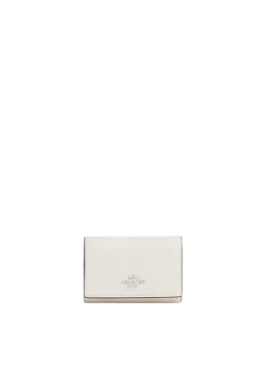 Comfortable Hold Coach Micro Wallet In Chalk CM238