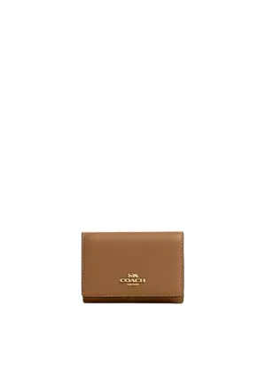 Coach Micro Wallet In Honey Brown CR799 Sleek Functionality Sleek Durability