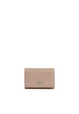 Coach Micro Wallet In Stone CU914 Stylish pocket pouch Minimal Look