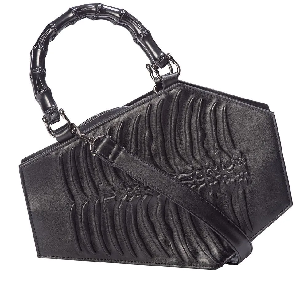 Coffin Embossed Crossbody Handbag Smart Carry