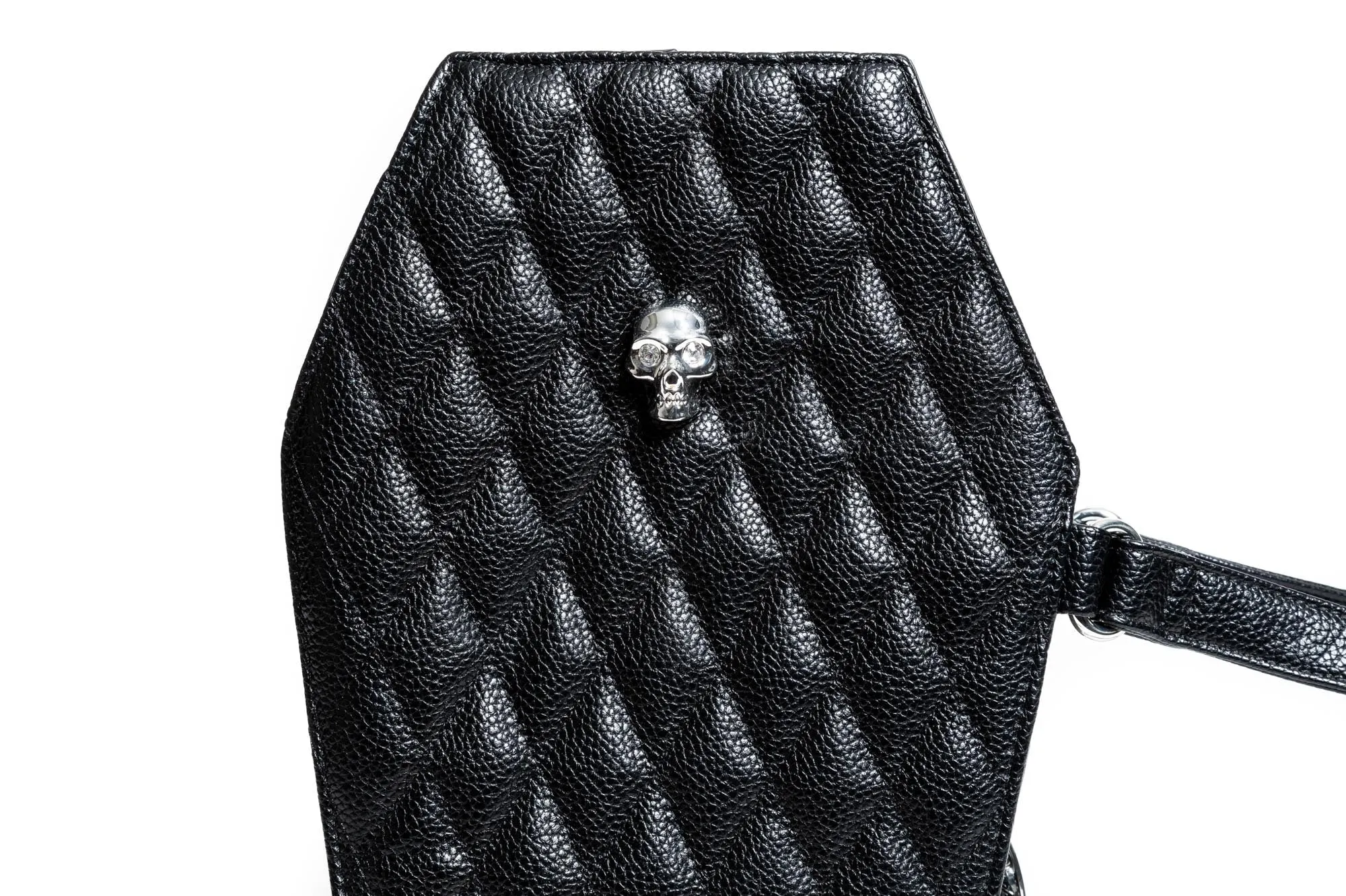 Coffin Tote Handbag by Lux De Ville Structured business bag Functional Beauty