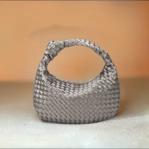 Drew Pewter Small Recycled Vegan Handle Bag Fashion Outing Signature Touch