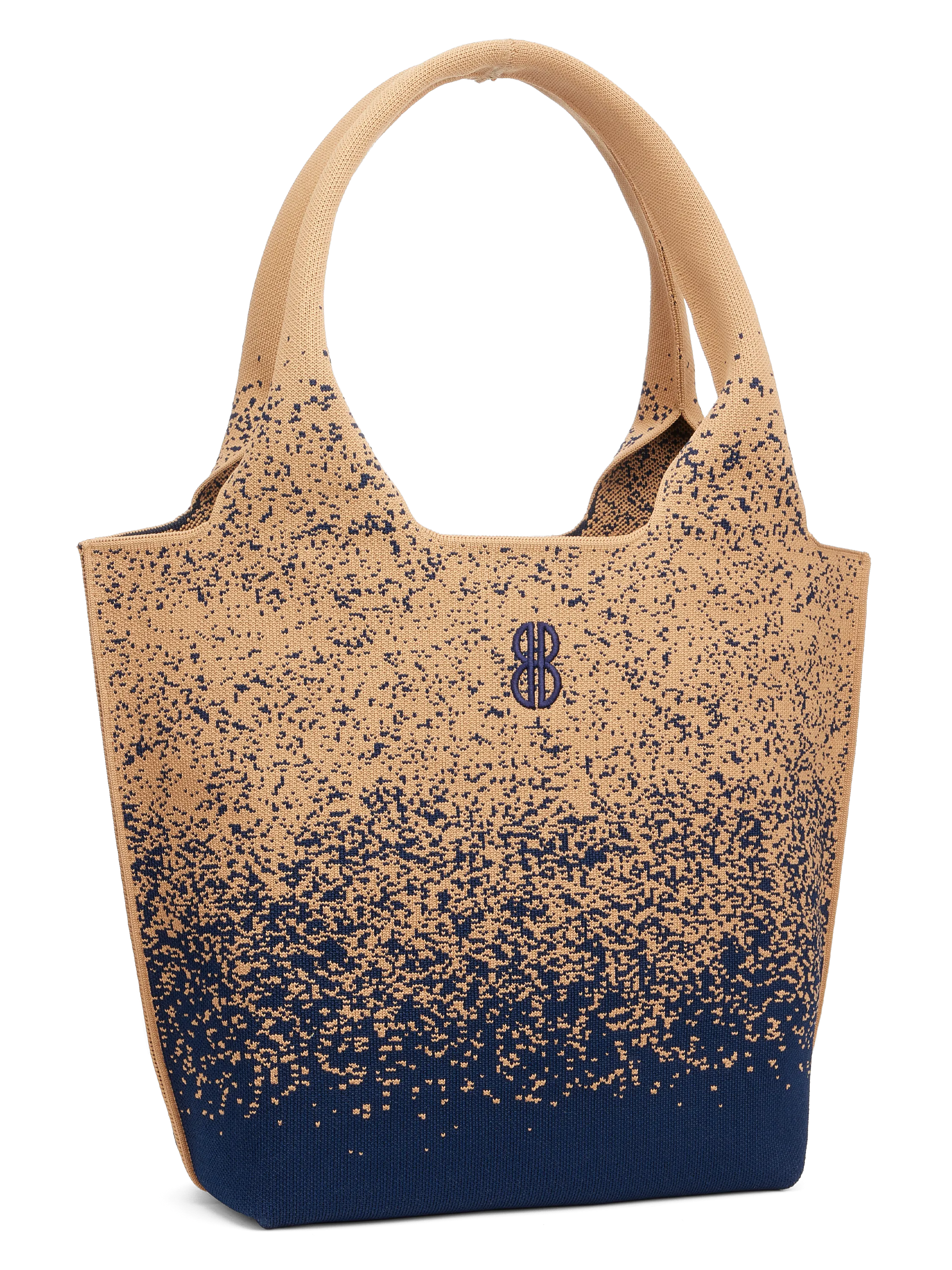 Sutton City Tote - Navy Buckthorn Sprinkle - Medium Sustainable Routine