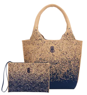 Sutton City Tote - Navy Buckthorn Sprinkle - Medium Workday Companion Smart Lifestyle
