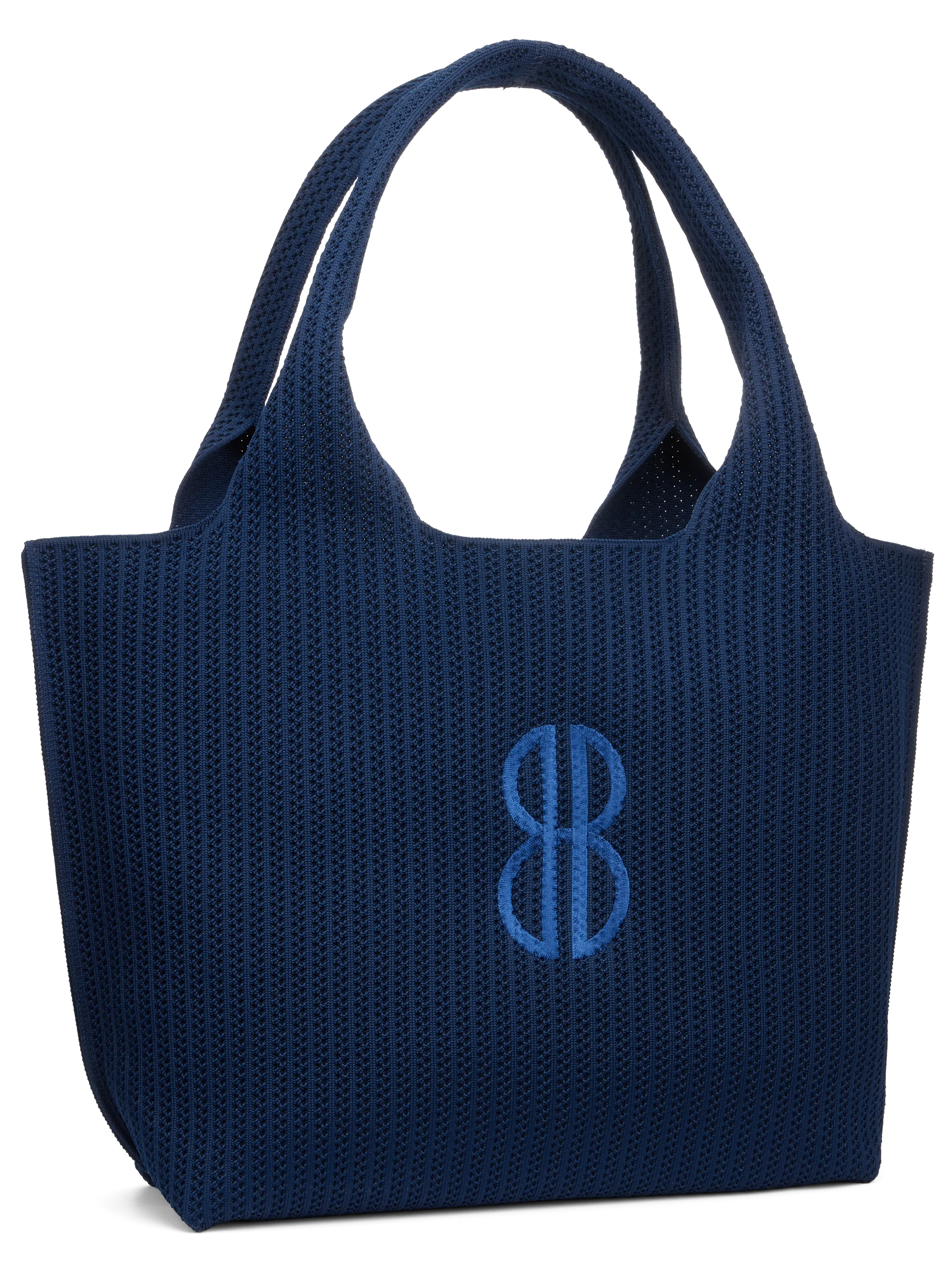 Sutton City Tote - Navy Stripe Monogram - Large Practical Choice Outdoor Outfit