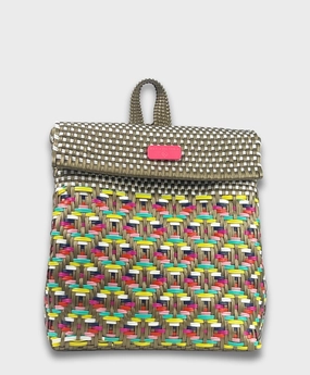 Adventure Durability Maria Victoria | Bahia BK | Upcycled, Handwoven, Backpack