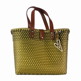 Daily Comfort Comfort Grip Maria Victoria | Gold Crossbody Bag | Sofia Collection | Upcycled, Handwoven