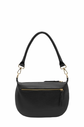 Melissa Bag Black Soft Leather Weekend Style
