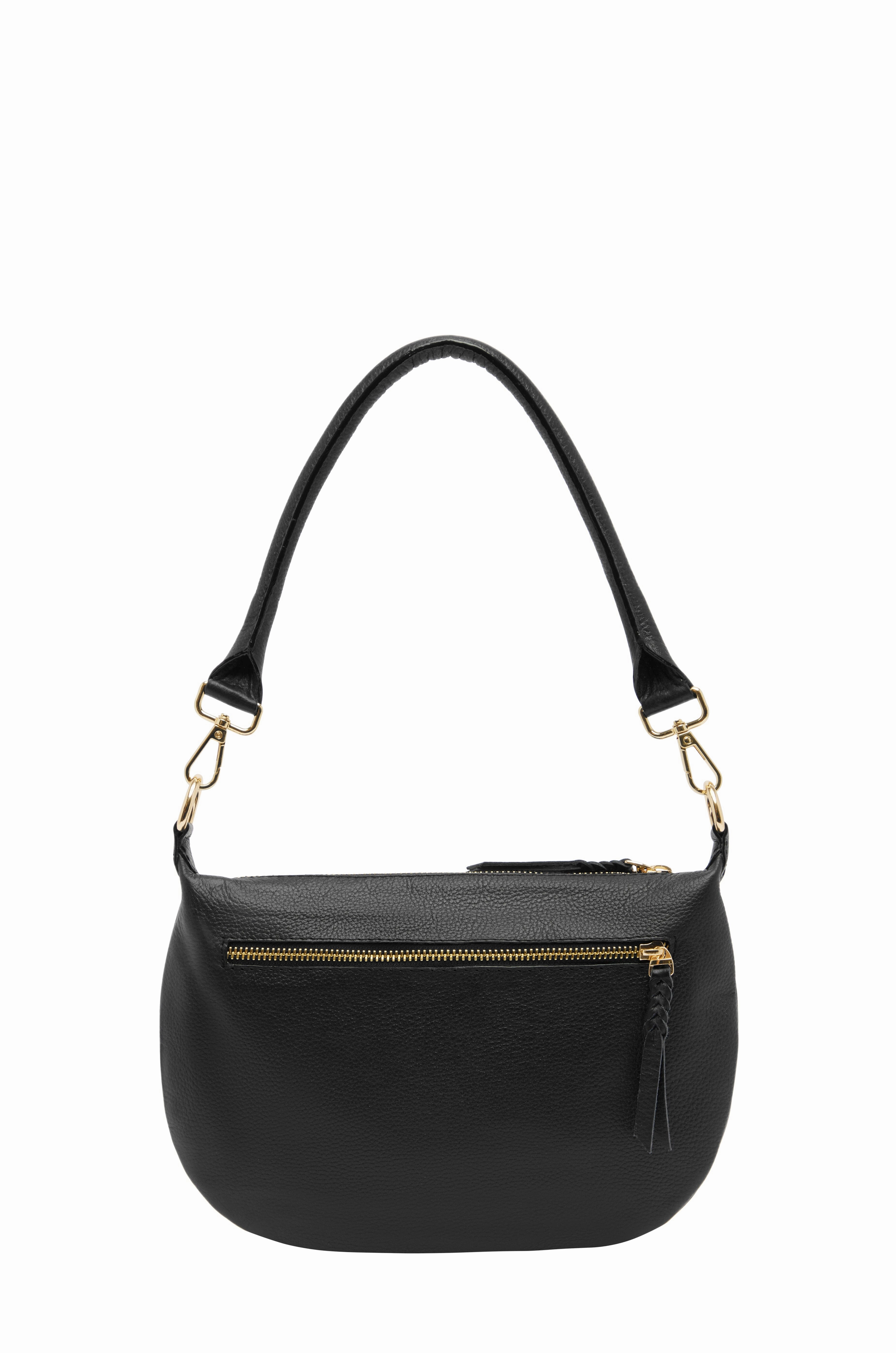 Melissa Bag Black Soft Leather Weekend Style