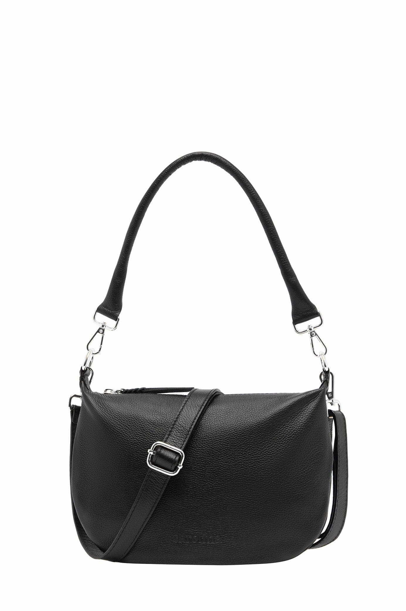 Elegant Finish Comfort Utility Melissa Bag Black Soft Leather