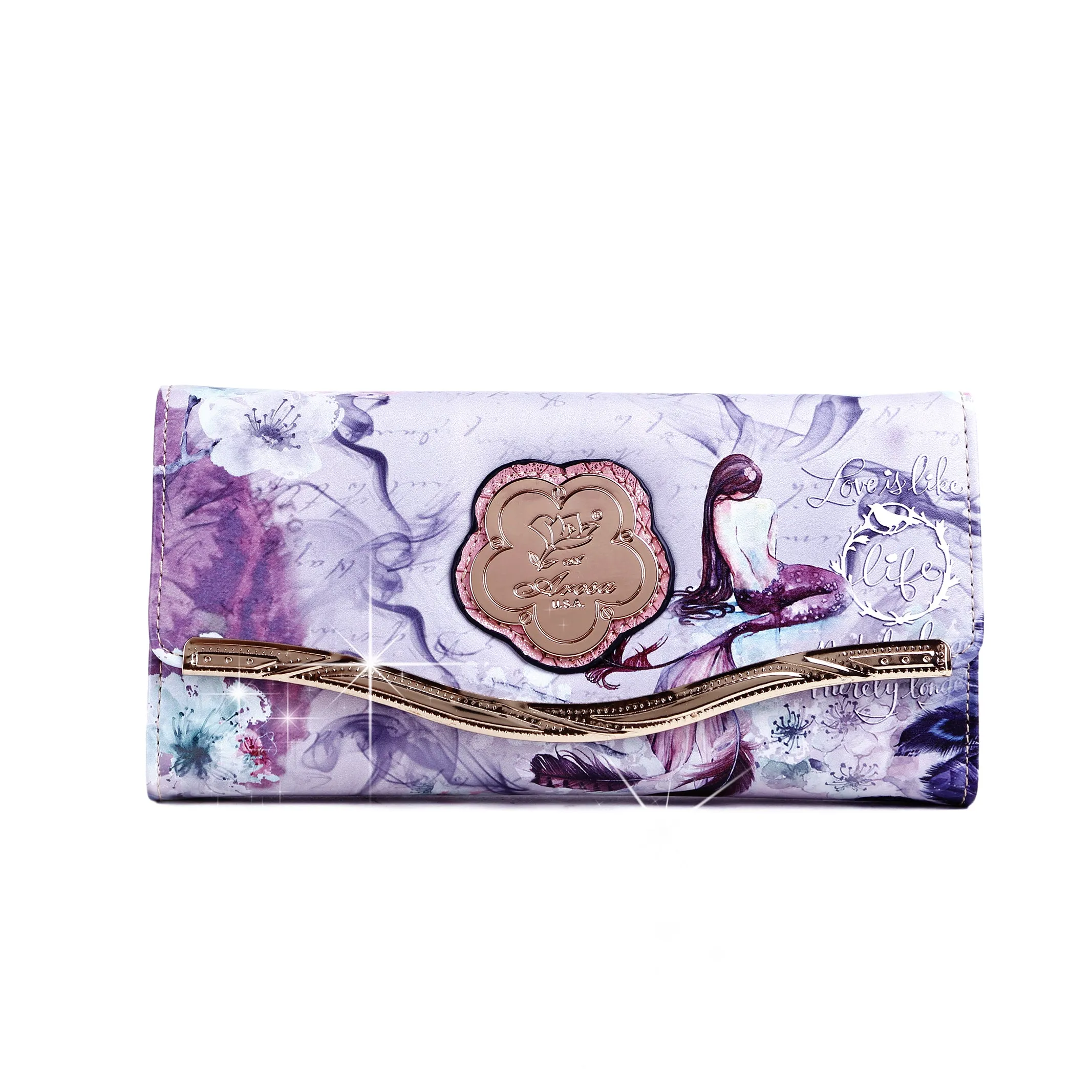 Premium Material Work Essentials Arosa Enchanting Mermaid Wallet