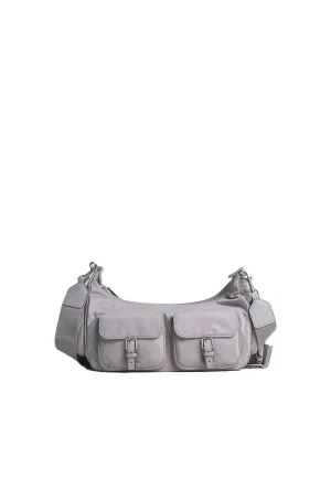 Urban Lifestyle Convenient for busy people who need quick and easy access to their items Tory Burch Nylon Convertible Shoulder Bag In Bay Gray 164444