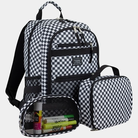 Compact 3-Piece Combo Backpack with Lunch Box and Snack/Pencil Pouch Fashion Edge