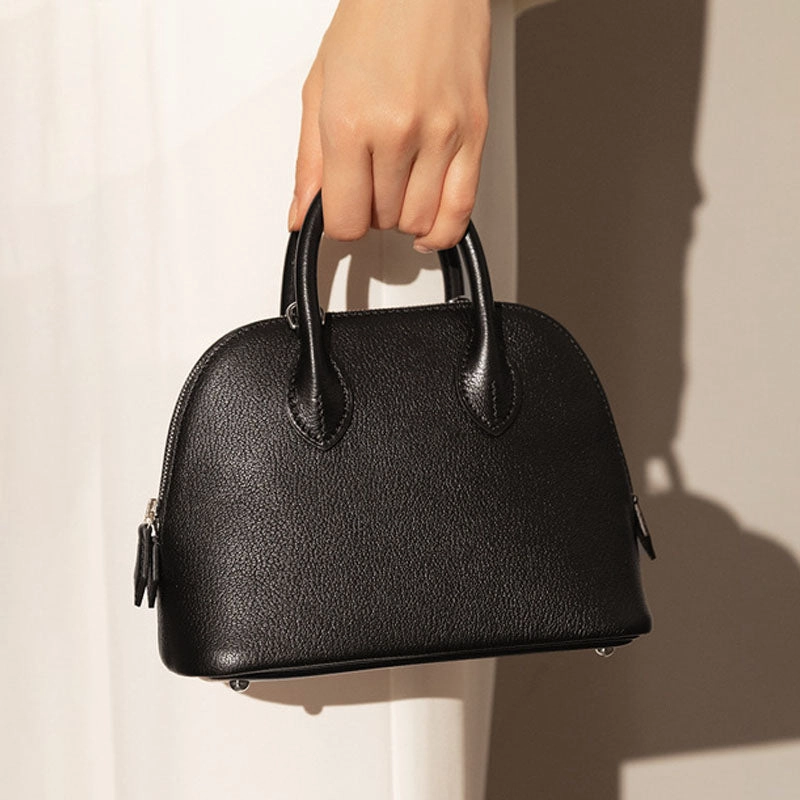 Women's Top Grain Leather Shell-Shaped Handbag Vacation Mood Daily Chic