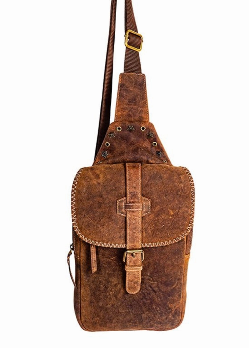 Weekend Look Weekend Wear Leather Fort Worth Handbag