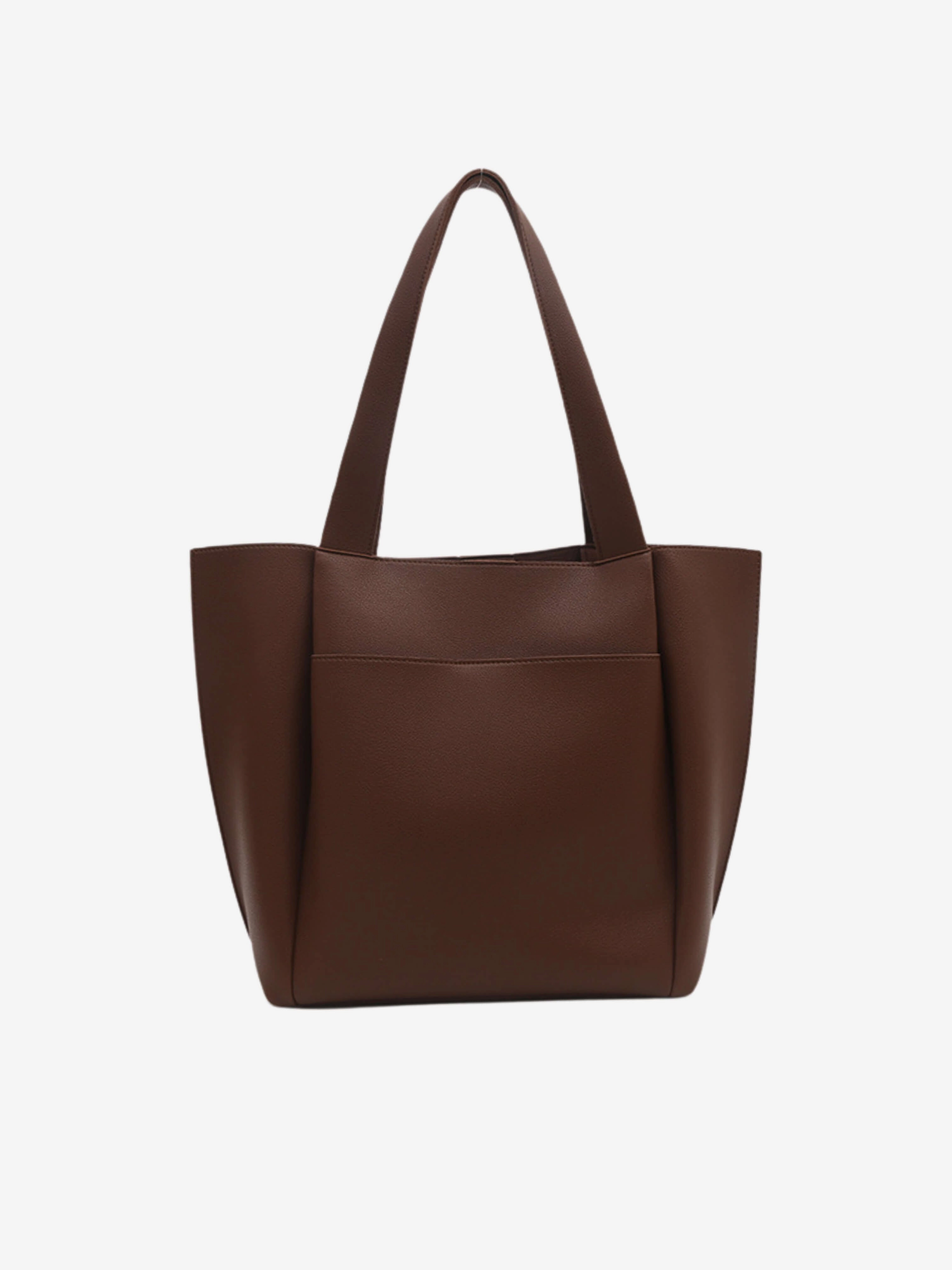 Lilly Structured Vegan Leather Tote ?C Simple, Sleek & Spacious Daily Outline