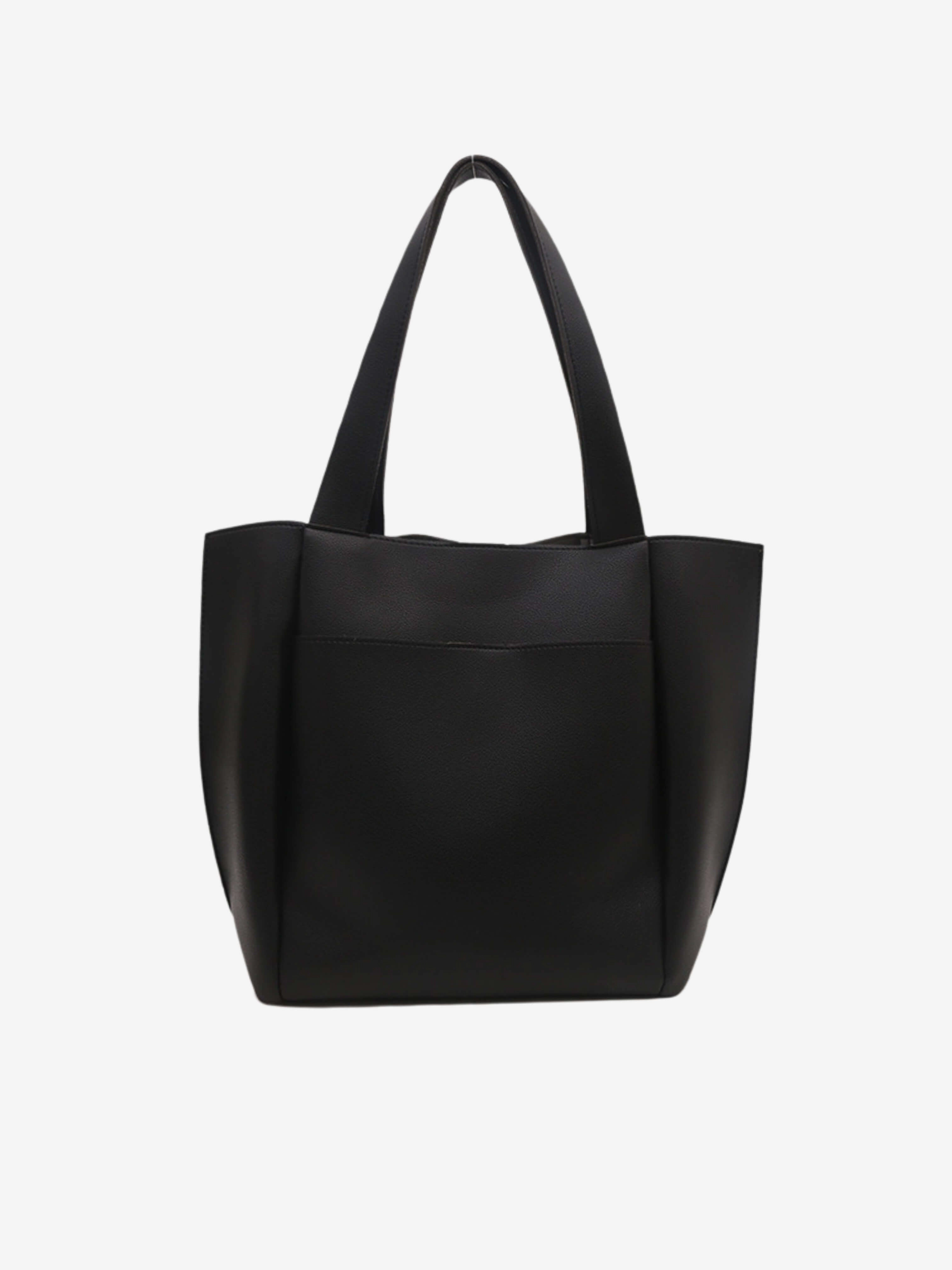 weekend use Lilly Structured Vegan Leather Tote ?C Simple, Sleek & Spacious