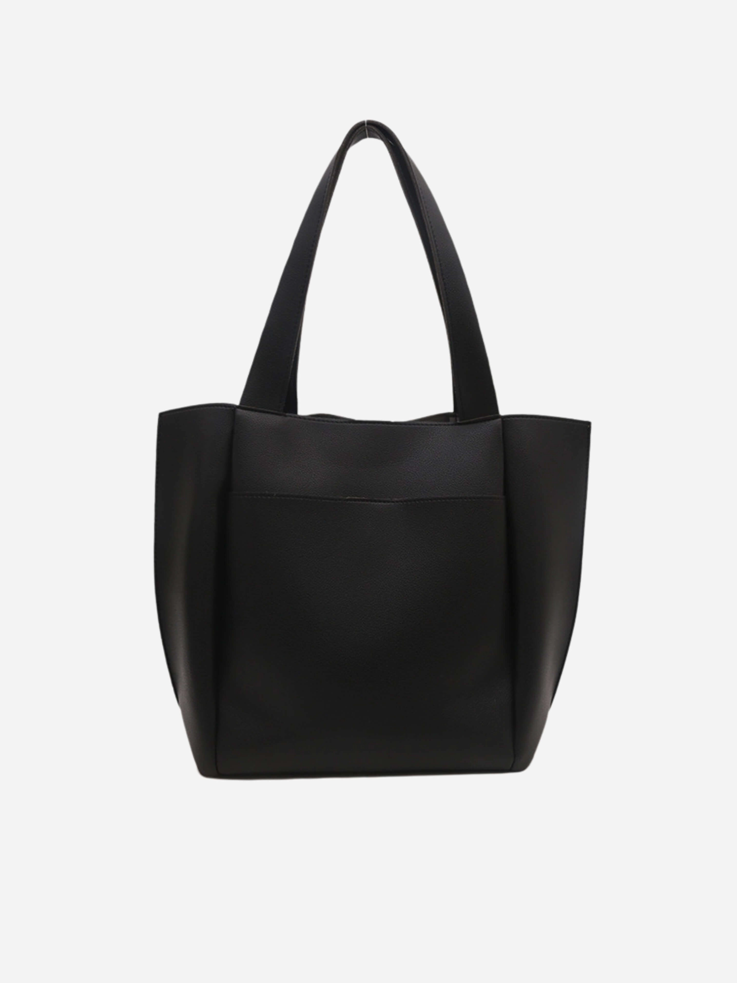 Comfort Wear Lilly Structured Vegan Leather Tote ?C Simple, Sleek & Spacious