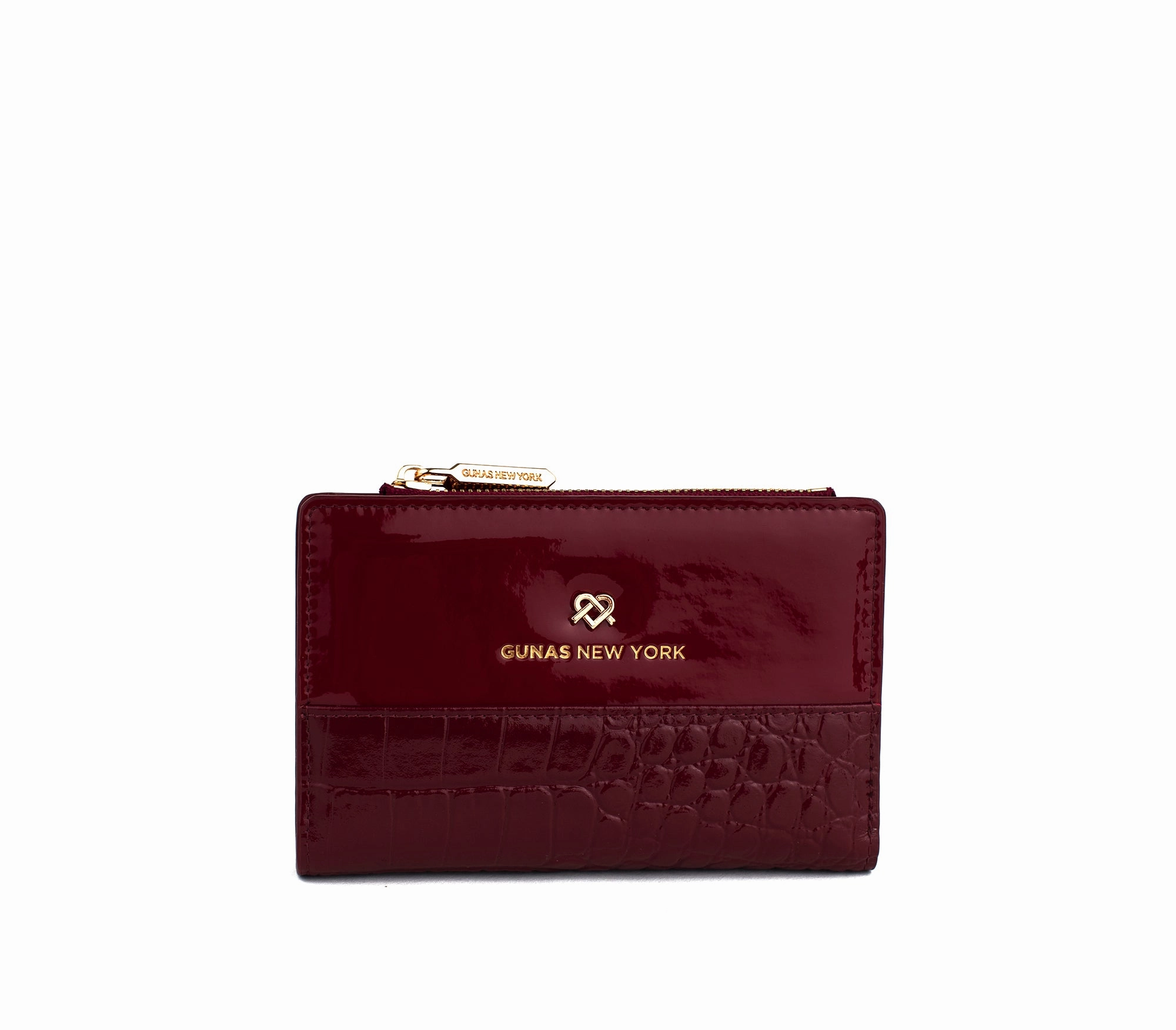 Madison - Cherry Vegan Leather Wallet Minimal Functionality Stylish Edge