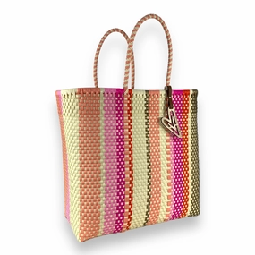 Maria Victoria | Stunning Tote | Upcycled, Handwoven, Multicolor Tote Luxury Trend