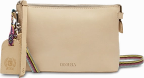 Consuela Diego Midtown Crossbody Natural Spacious tote Stylish Feature