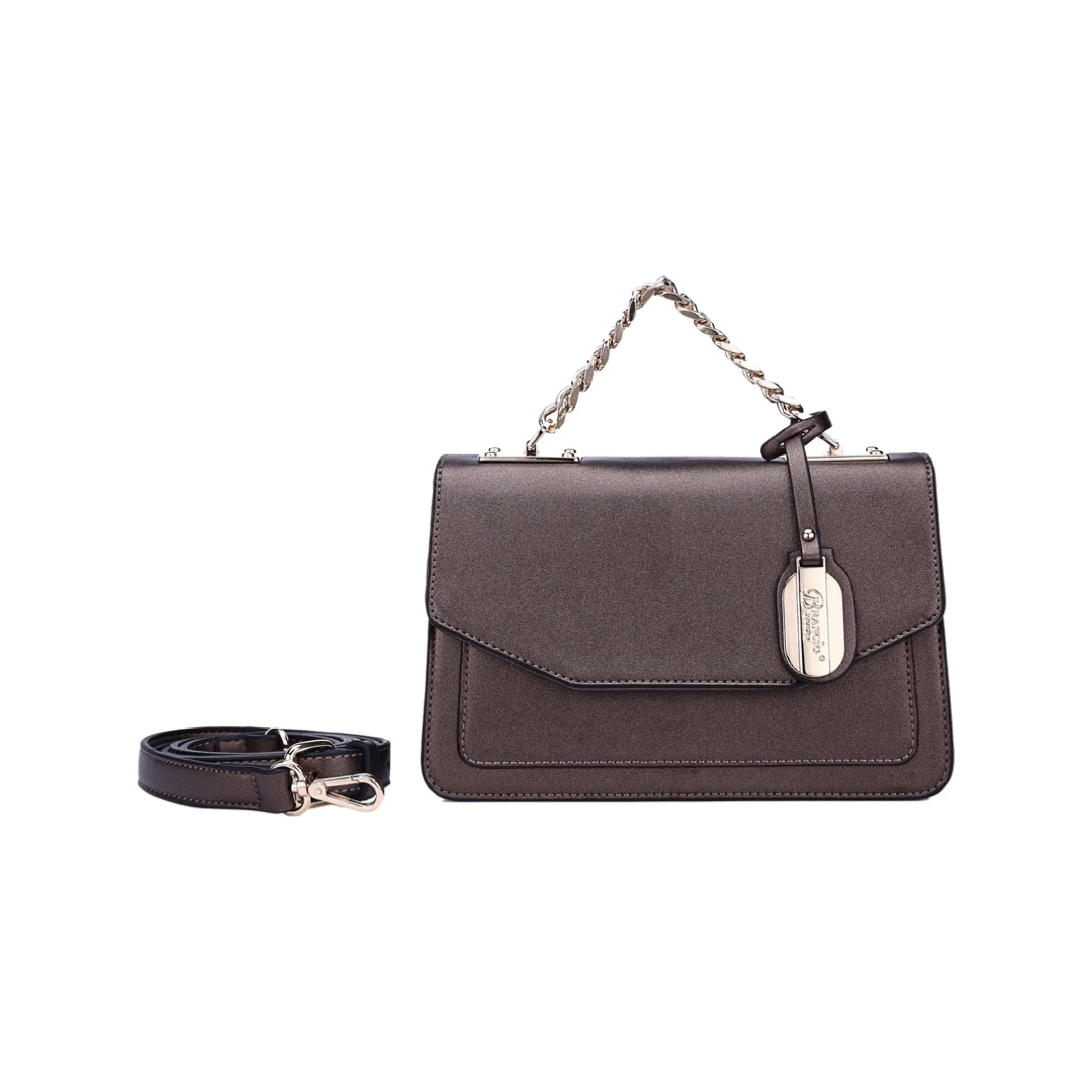 Classic Accent Not Sorry Vegan Leather Minimalist Crossbody Bag