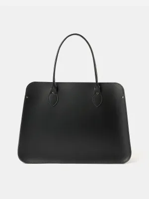 The Work Bag - Black Simple Lines