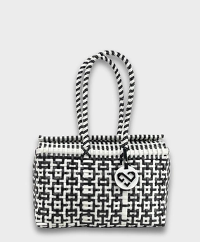 Trendy handbag for events Trendy Edge Maria Victoria | Gelato WB Basket | Upcycled, Handwoven