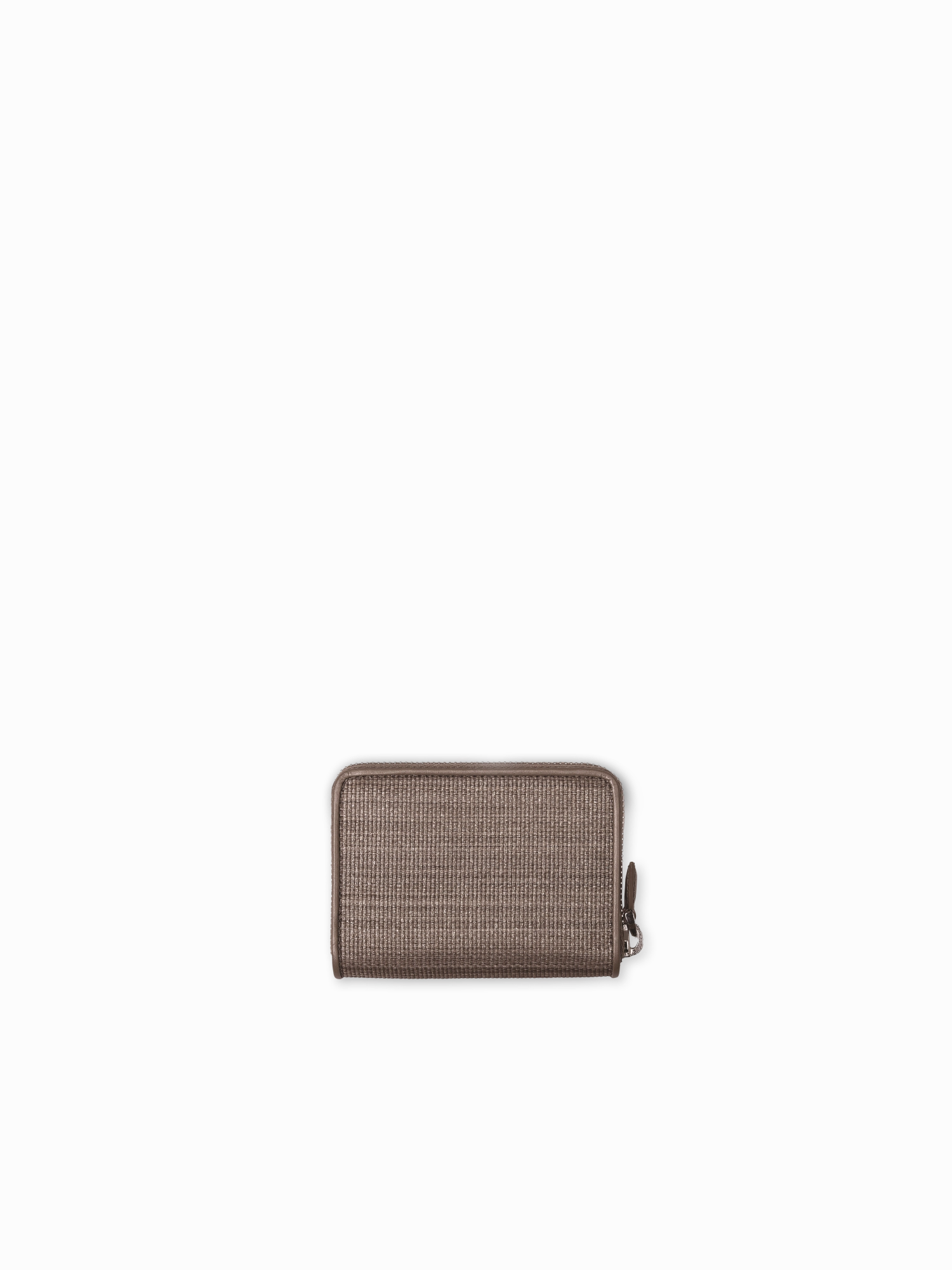 Timeless Geometry Portable Gear Small Zip Wallet in Horsehair