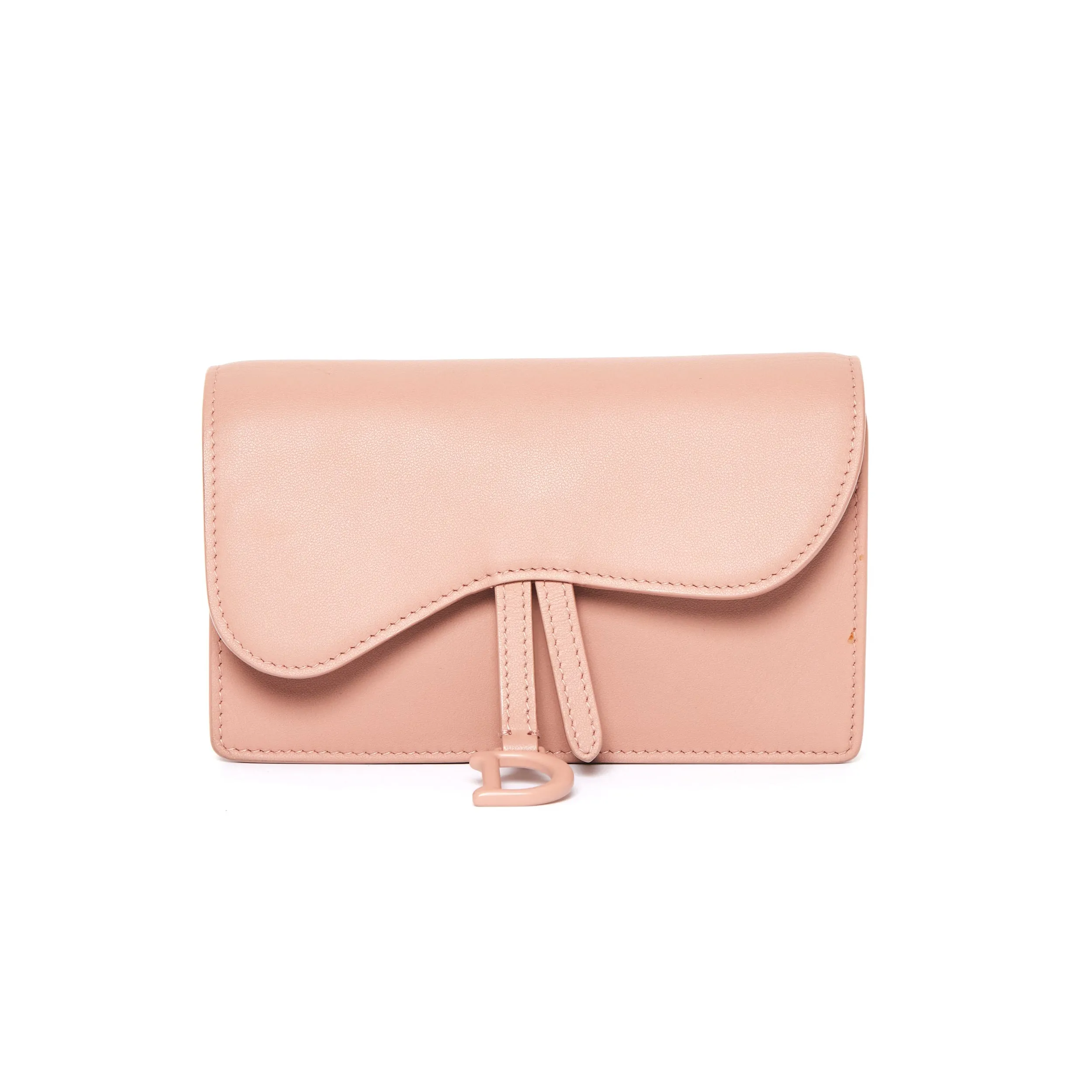 Premium Craftsmanship DIOR Pouch Saddle Waist Belt Bag Blush Pink
