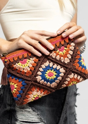Matilda Crochet Clutch Luxury Feel