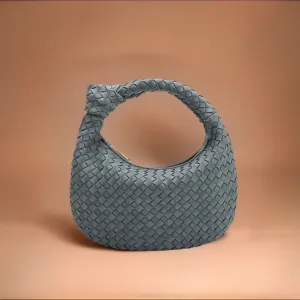 Drew Indigo Small Recycled Vegan Handle Bag Luxury Trend Minimal Trend